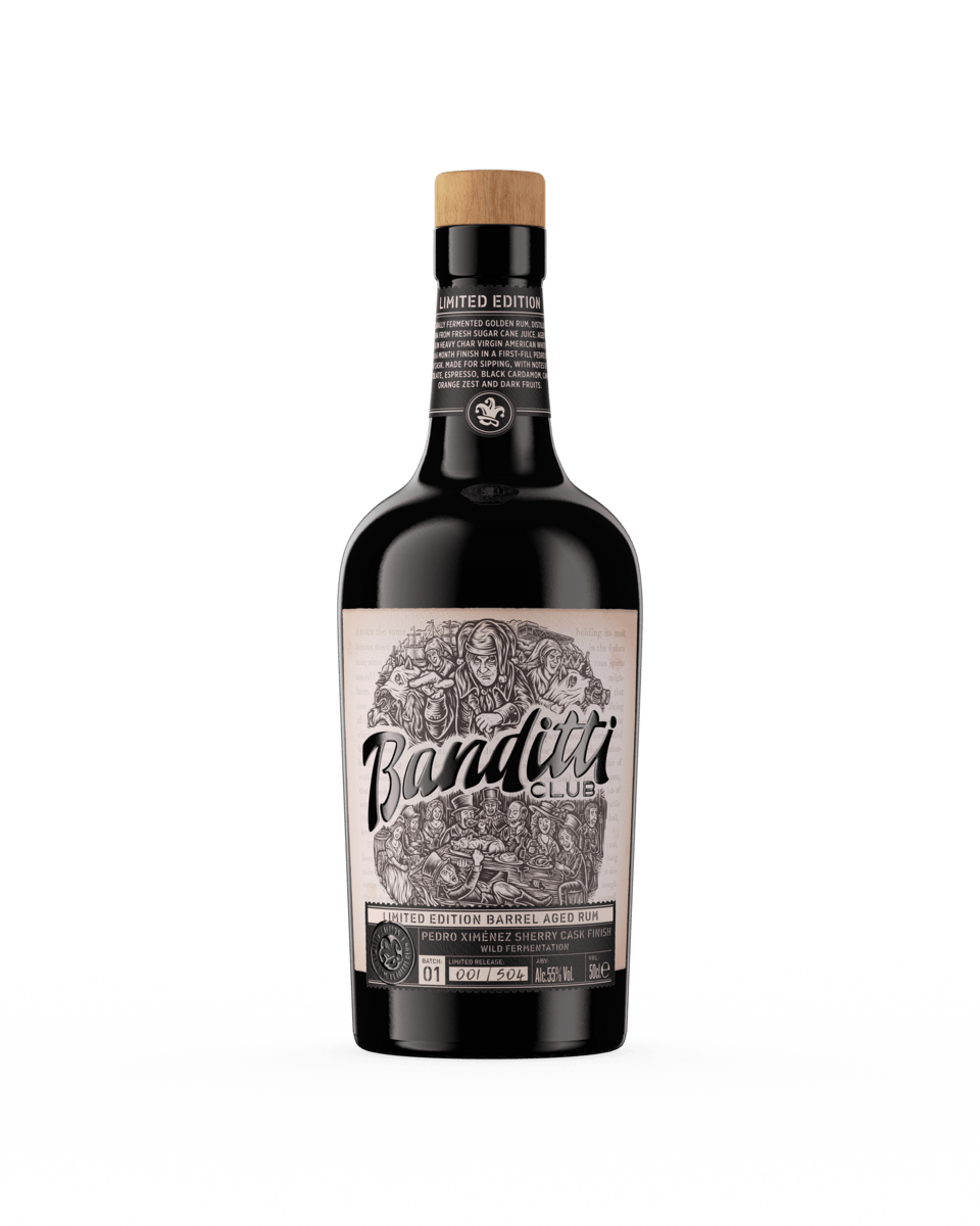 Scrolling image forBanditti Club Rum - Pedro Ximénez Sherry Cask Finish