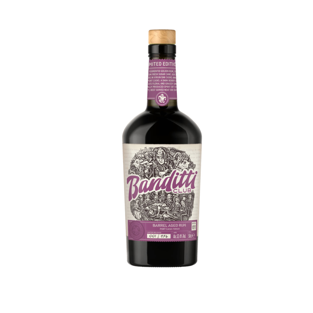 Scrolling image forBanditti Club Rum - Port Cask Finish